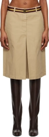 Dries Van Noten 01700 Sulia Bis 8131 Skirt In 103 Beige