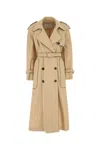Dries Van Noten Risto Washed Cotton Poplin Trench Coat In Beige
