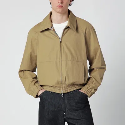 Dries Van Noten Cotton Blend Collared Zip Jacket Long Sleeves In Multi