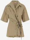 Dries Van Noten Beige Cotton Shirt In Brown