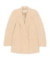 Dries Van Noten Beige Double-breasted Blink Blazer