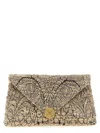 Dries Van Noten Beige Envelope Clutch Bag