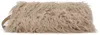 Dries Van Noten Beige Furry Clutch In 005 Ecru