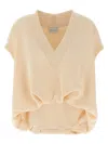 Dries Van Noten Sweatshirt Vest In Beige
