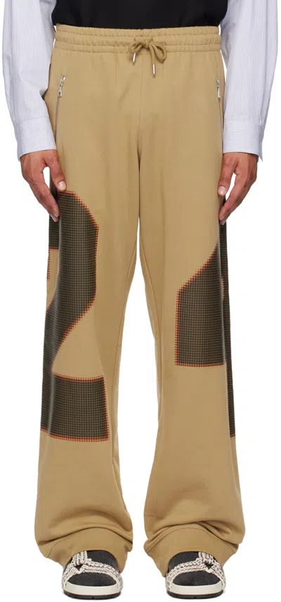 Dries Van Noten Beige Loose Sweatpants In 103 Beige