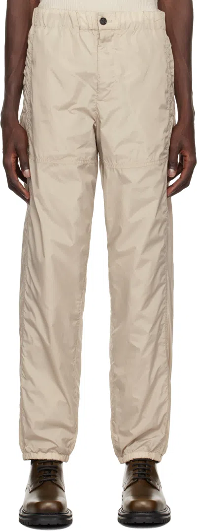 Dries Van Noten Beige Parachute Trousers In 103 Beige