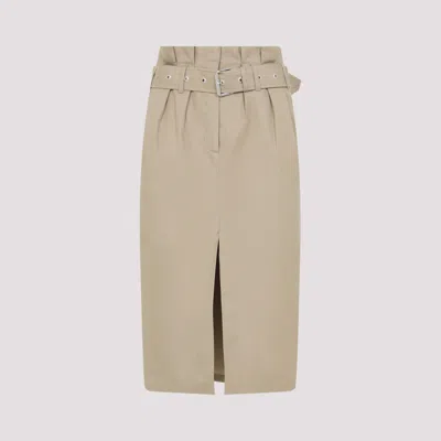 DRIES VAN NOTEN BEIGE SACHES COTTON SKIRT