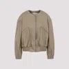 Dries Van Noten Beige Vadon Cotton Bomber Jacket In Beige