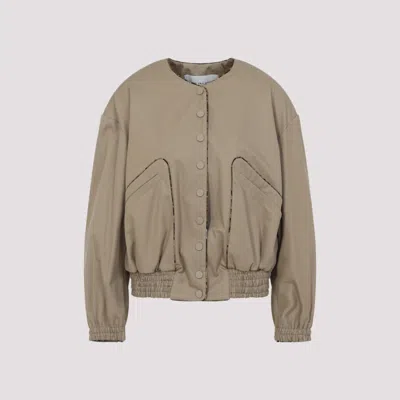 DRIES VAN NOTEN BEIGE VADON COTTON BOMBER JACKET