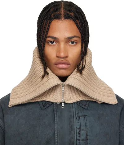 Dries Van Noten Beige Wool Collar In Neutral