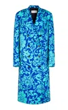 Dries Van Noten 00010-rosea 3096 W.w.coat In Blue