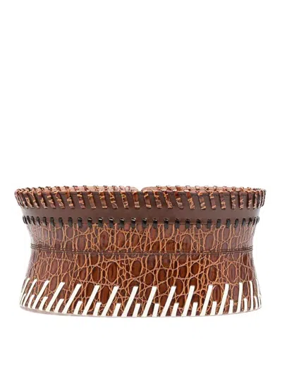 Dries Van Noten Belt In Brown