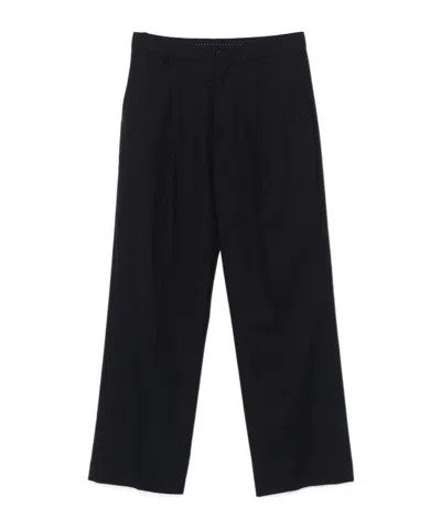 Dries Van Noten Belt-loop Casual Pants In Black