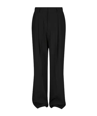 Dries Van Noten Belt-loop Casual Pants In Black