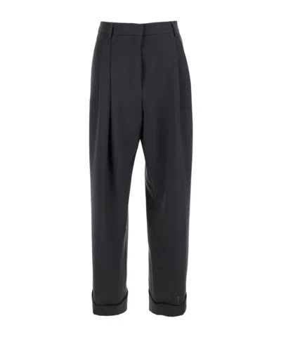 Dries Van Noten Belt Loop Casual Pants In Black