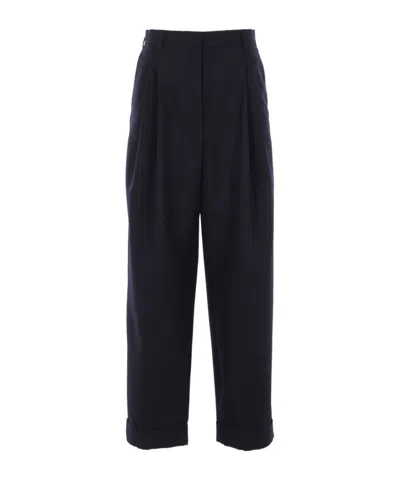 DRIES VAN NOTEN BELT LOOP CASUAL PANTS