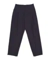 Dries Van Noten Belt Loop Casual Pants In Black