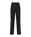 Dries Van Noten Belt Loop Casual Pants In Black