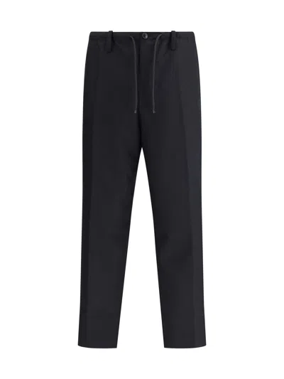 Dries Van Noten Belt Loop Casual Pants In Black