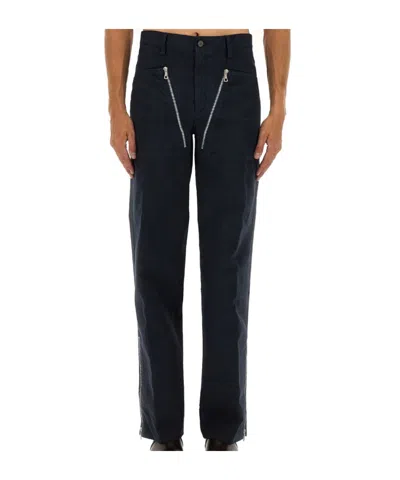 Dries Van Noten Belt Loop Casual Pants In Black
