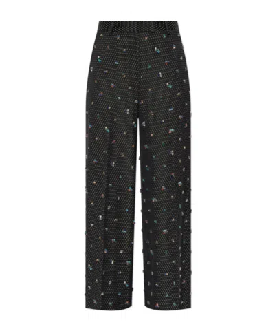 Dries Van Noten Belt Loop Casual Pants In Black