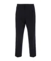 Dries Van Noten Penrud Pinstripe Pleated Wool Trousers In Black