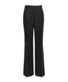 Dries Van Noten 'classic Pleated Straight Leg Trousers' In Black