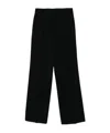 Dries Van Noten Elastic Waist Casual Pants In Black