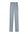 Dries Van Noten Belt-loop Casual Pants In Blue
