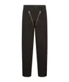 Dries Van Noten Men Brown Cotton Canvas Straight-leg Trousers In Brown