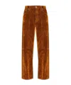 Dries Van Noten Belt Loop Casual Pants In Brown