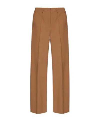 Dries Van Noten Belt Loop Casual Pants In Brown