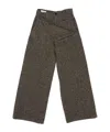 Dries Van Noten Belt Loop Casual Pants In Brown