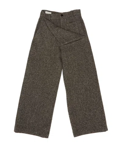 Dries Van Noten Belt Loop Casual Pants In Brown