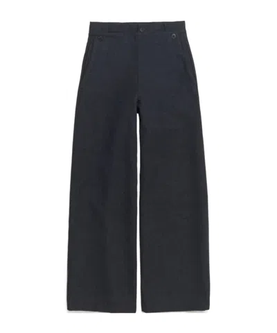 Dries Van Noten Belt Loop Casual Pants In Gray