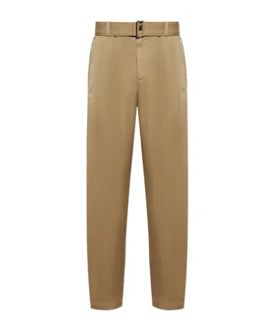 Dries Van Noten Belt-loop Casual Pants In Green