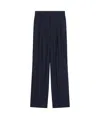 Dries Van Noten Bootcut Tailored Trousers In Navy