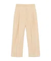 Dries Van Noten Belt Loop Casual Pants In Nude