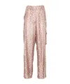 Dries Van Noten Belt-loop Casual Pants In Nude
