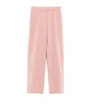 Dries Van Noten Belt-loop Casual Pants In Pink