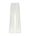 Dries Van Noten Belt-loop Casual Pants In White