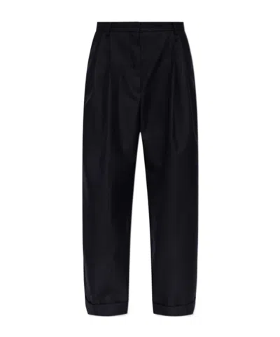 Dries Van Noten Belt Loop Dress Pants In Black
