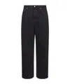 Dries Van Noten Belt Loop Jeans In Black