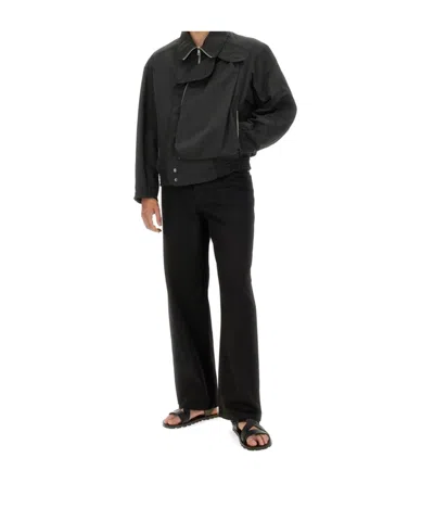 Dries Van Noten Belt-loop Jeans In Black