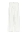 Dries Van Noten Belt-loop Jeans In White