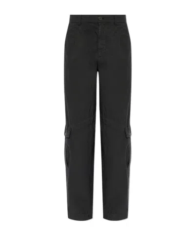 Dries Van Noten Belt-loop Overalls In Black