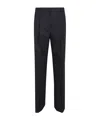 Dries Van Noten Belt Loop Track Pants In Black