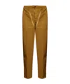 Dries Van Noten Belt Loop Track Pants In Brown