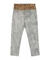 Dries Van Noten Belt Loop Track Pants In Gray