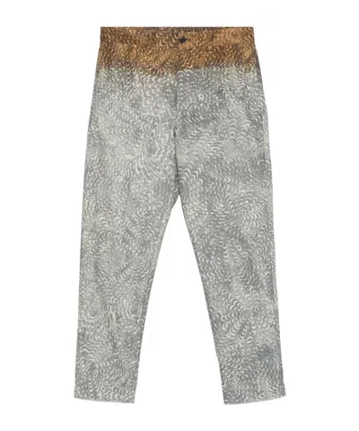 Dries Van Noten Belt Loop Track Pants In Gray